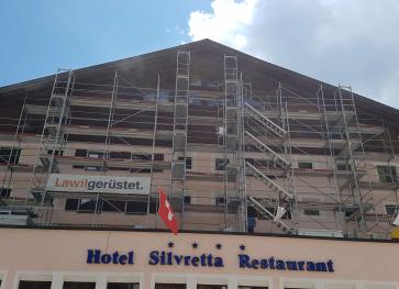 Silvretta Hotel & Spa**** scaffolding