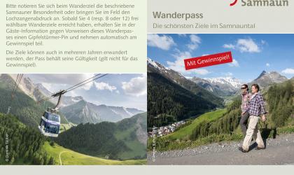 Samnaun hiking pass for children with contest
